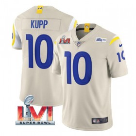 Miesten Los Angeles Rams NFL Pelipaita Cooper Kupp 10 Bone 2022 Super Bowl LVI Vapor Limited